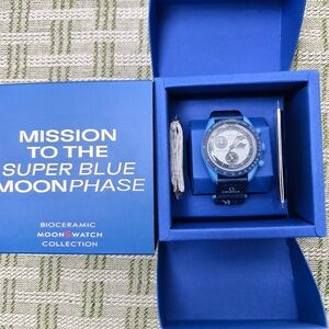 Swatch x Omega MISSION TO THE Super Blue Moonphase Watch